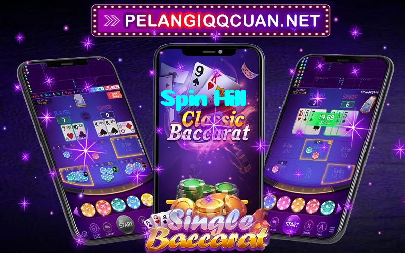 Spin Hill casino presented on mobile device in Pakistan with slots and live games